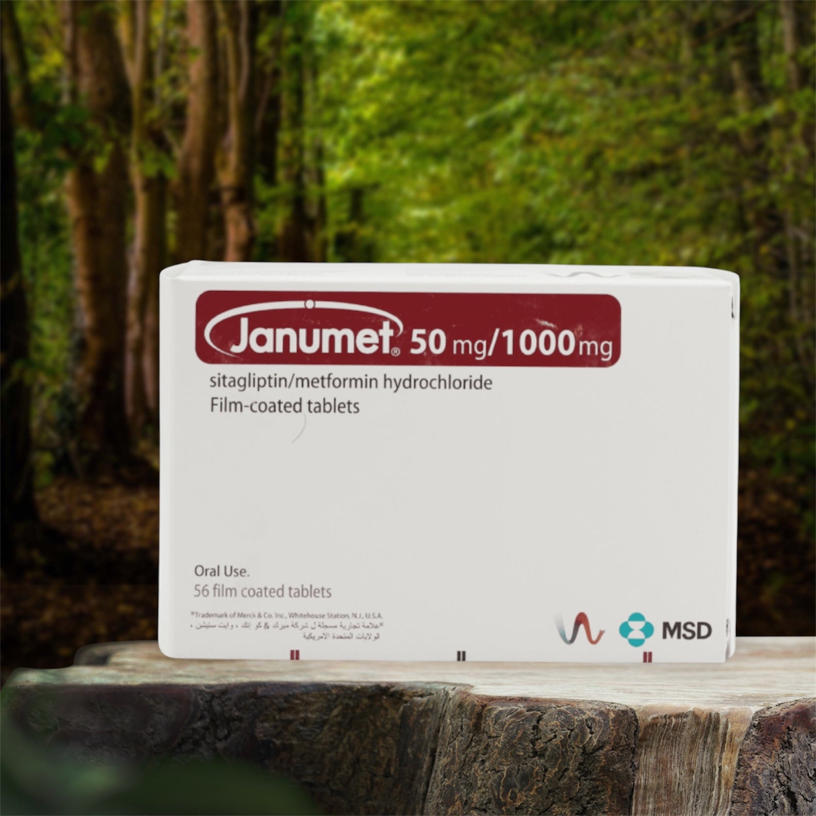 Janumet 50 mg / 1000 mg 56 Tablets - DAWAK pharmacy